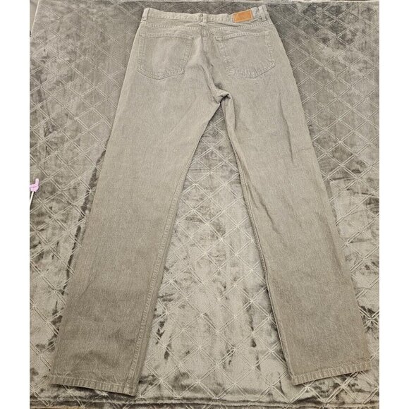 J Crew Jeans Men W36 L32 Grey Denim Jeans 100% Cotton - Picture 2 of 11